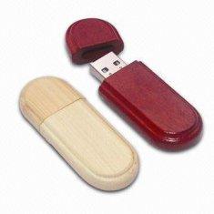 capacidad grande AT-101Q de memoria USB de madera