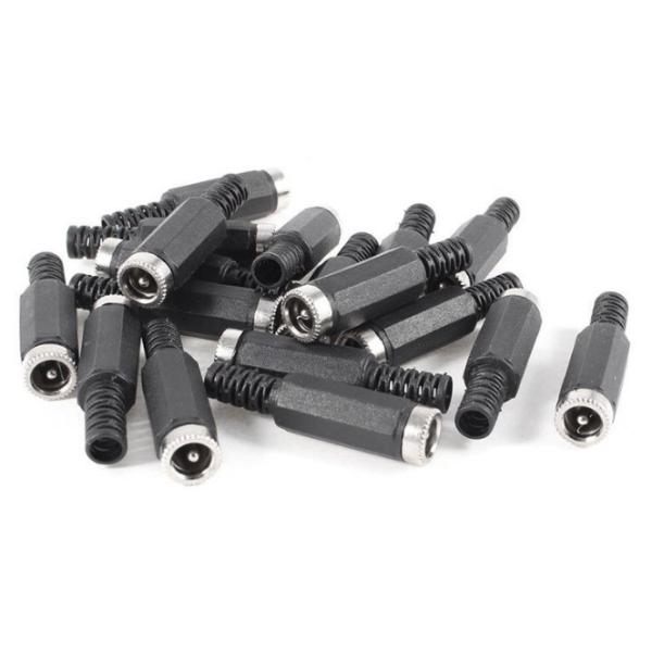 Male and Female BNC Solder DC Power Plug Socket Jack Connector with Rated Current 2A