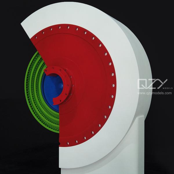 1:10 Modelos em Escala Industrial 3D Estrutura Mecânica Interna Personalizada