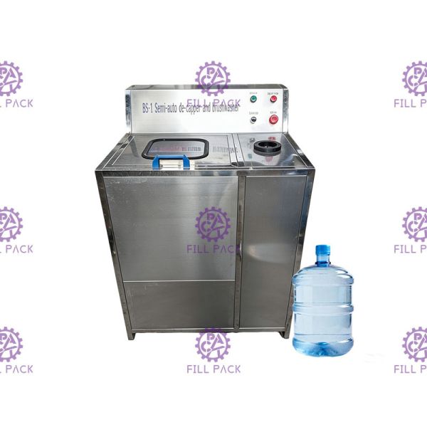 5 Gallon Water Filling Machine Semi Auto Industrial Gallon Bottle Washer Machine 1 Head