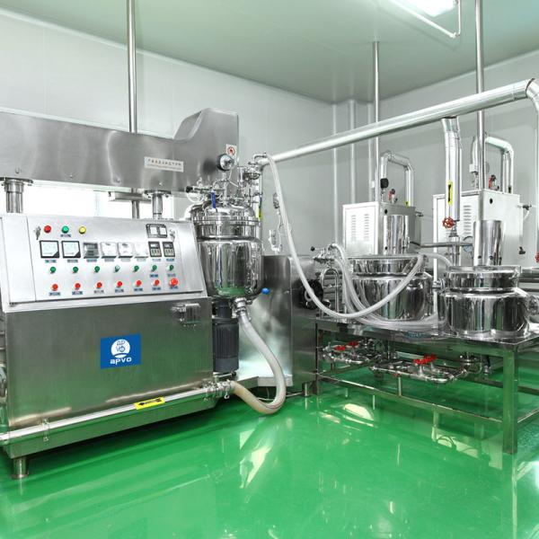 Stainless Steel 316/304 Cosmetic Emulsifier Mixer Speed 0-3600rpm  Bottom Homogenizing