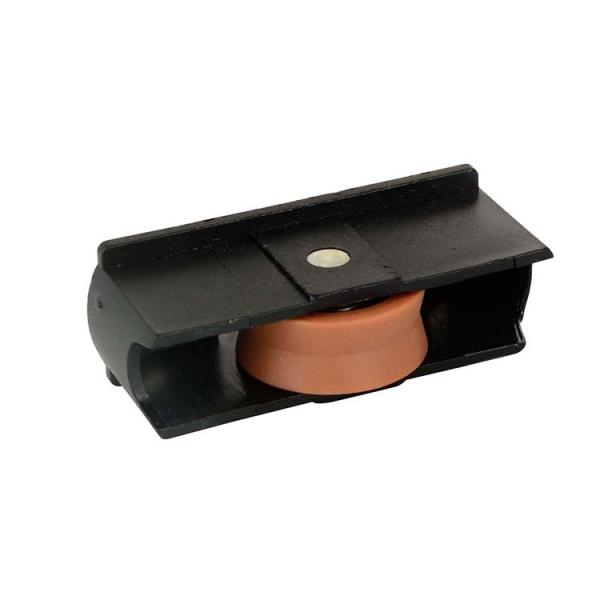 Egypt Market Hot Sales Single V Groove Nylon Pulley Wheel Plastic Sliding Door Roller with 50kg Load Capacity for Smooth and Quiet Operation