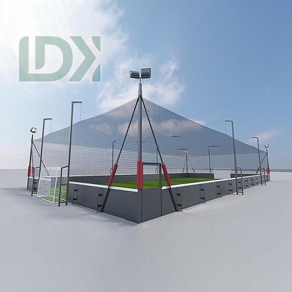Customized Football Cage Soccer Field Pitch Sport Panna Football Stadium Fences