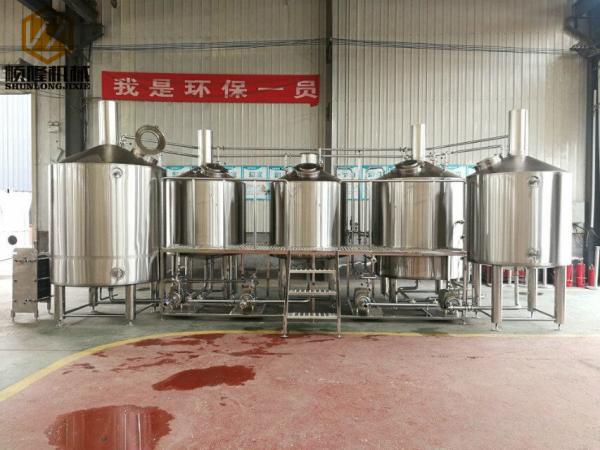 Steam Heating Micro Beer Brewing Equipment 3000L 4000L 5000L For Microbrewery