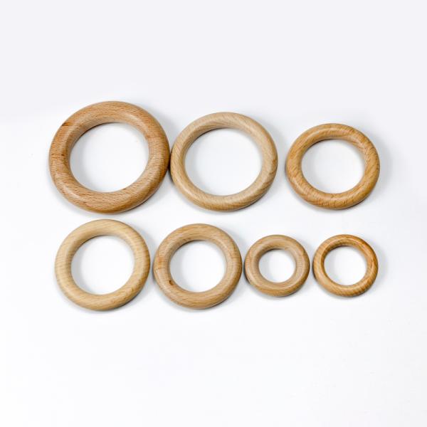 Juguetes de madera para bebés, juguetes Montessori para bebés de 0-6-12 meses, regalos de dientes de madera para niños y niñas