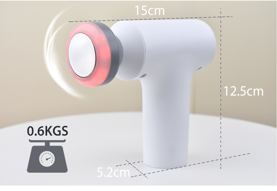 2025 Hot Mini Heat Deep Tissue Quiet Percussion Vibration Portable Massage Gun With Gift Box