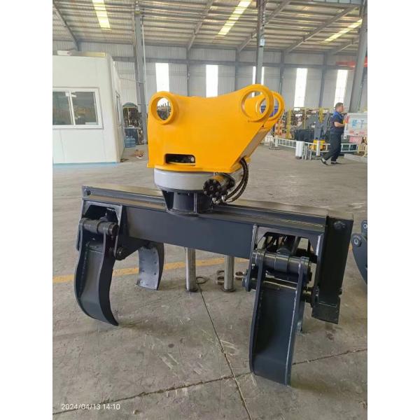 Excavator Attachments Hydraulic Equipment 13-25 Ton Excavator Machine Electric Wire Pole Grapple Pole Grabber