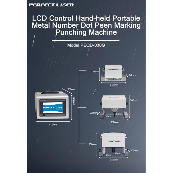 Номер металлического штифта Пневматическая точка штифта Маркировочная машина LCD тип управления