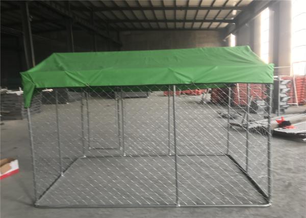 1.8mx2mx3m  OD32mm pre-galvanized tube mesh 50mm x 50mm chain link dog kennel