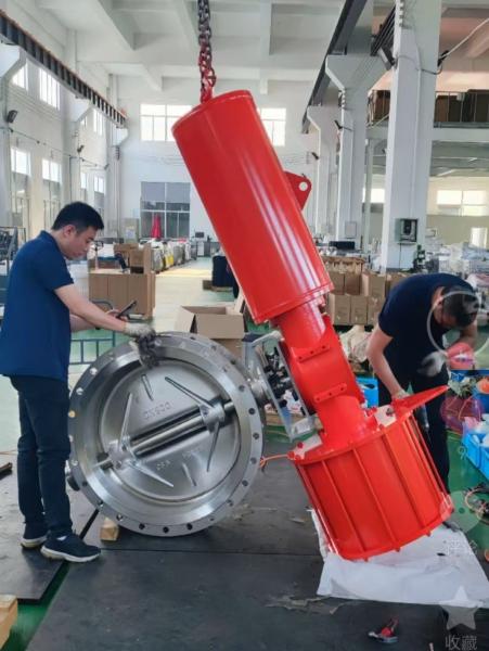 Scotch Yoke Pneumatic Actuator Double Action Single Action pneumatic cylinder