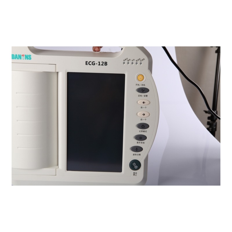 Cheap metal ecg machine 12 Channel lead ecg machine portable electrocardiogram ecg machine