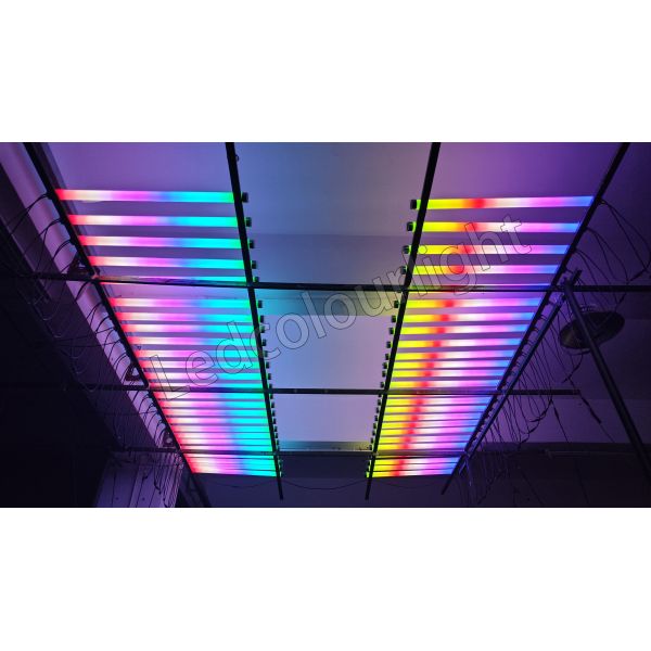 Outdoor 50mm Diameter 360 DMX RGB Pixel Light Tube with 120 LEDs