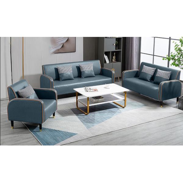 Sofa Nordic Elegant Velvet Wavy PU Seating Couch for Three Seat Corner Style in Living Room European Furniture Apartment