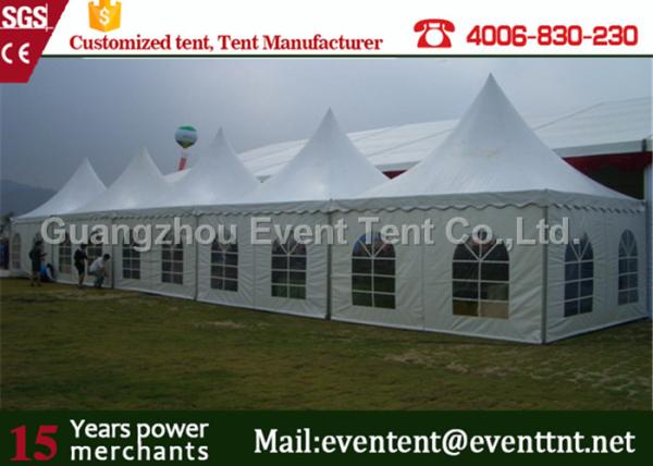 White Large Outdoor Tent Commercial Gazebo Heavy Duty ISO Certification for wedding