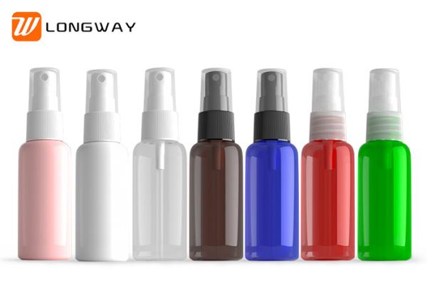Durable 50ml Plastic PET Spray Bottle / Beauty Product Bottles Logo Printed