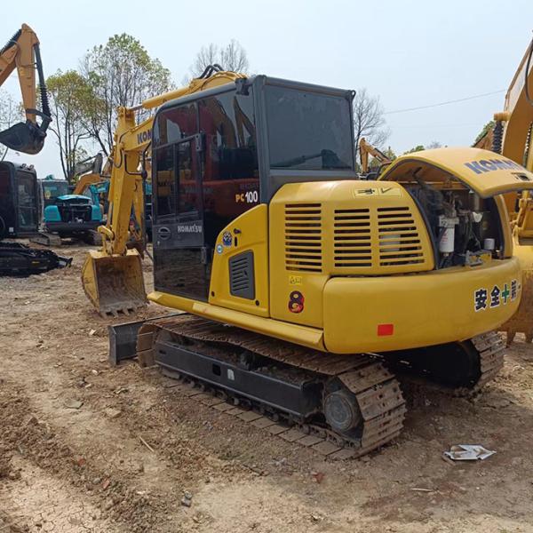 Komatsu PC100 PC200 PC220 PC240 Used Excavator Equipment With Low Fuel Consumption