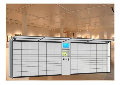 Safe Self Service Over Bonnet Luggage Package Storage Deposit Locker Cabinet With Camera