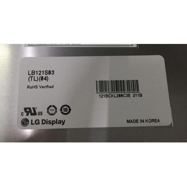 12,1 дисплей 250cd/M2 LB121S03-TD02 дюйма 800x600 82PPI Tft Lcd