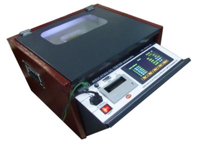 High Temperature Resistant Insulating Oil BDV Tester 5 Minute Test BS5874 VDE0370-5