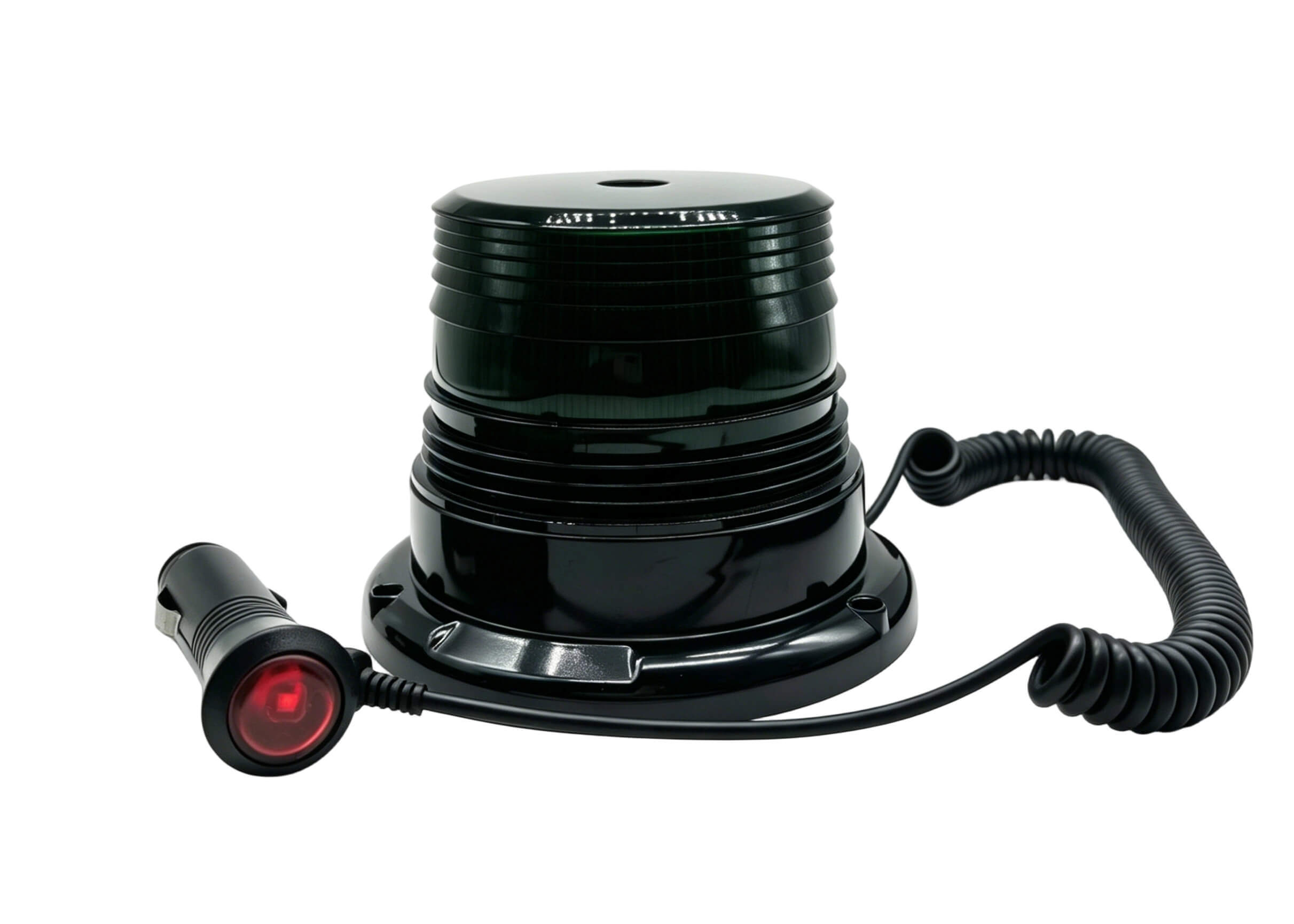 RD-216 Green Magnetic Construction Beacon Light 12/24V for Road Traffic Special Vehicles Scenarios