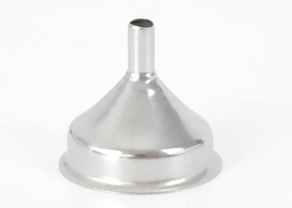 Long Mouth 5mm Stainless Steel Hip Flask Funnel / Whiskey Flask Funnel