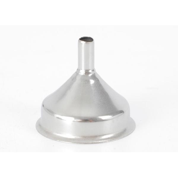 Long Mouth 5mm Stainless Steel Hip Flask Funnel / Whiskey Flask Funnel