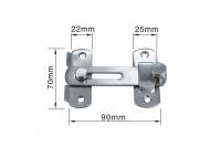 Tamanho 70x22mm pequeno resistente do estilo moderno simples da trava da fechadura da porta Ss304