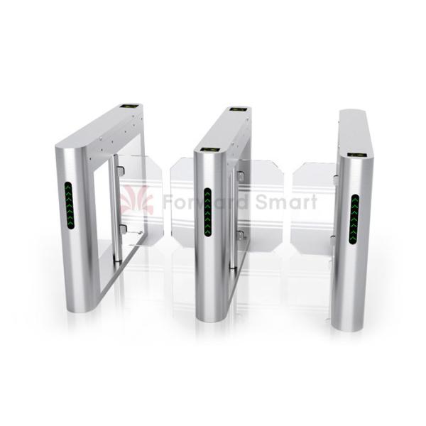 Access control swing turnstile gate with QR code and NFC reader