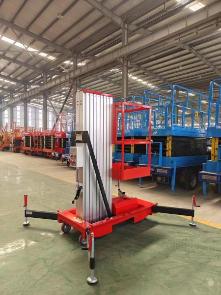 Electric Scissor Lift 550 Lbs Capacity 8m 26.25 Feet Height Mobile And Versatile For Various Work Environments