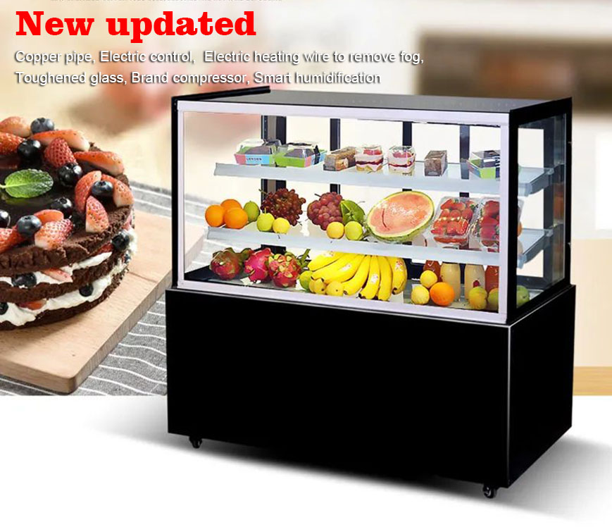 HGI 460L 580W Refrigerated вентиляторная система охлаждения витрины дисплея торта