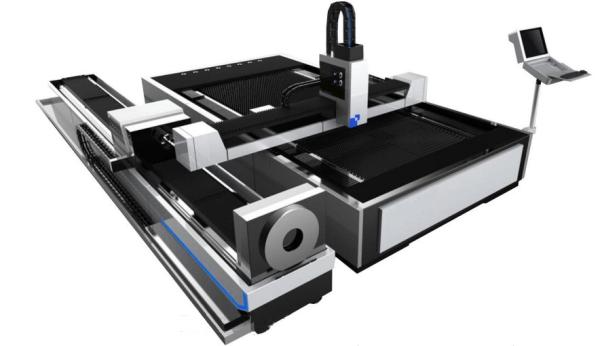Professional manufacturer high efficient and convenient Not deformed sheet and tube laser cutting machine