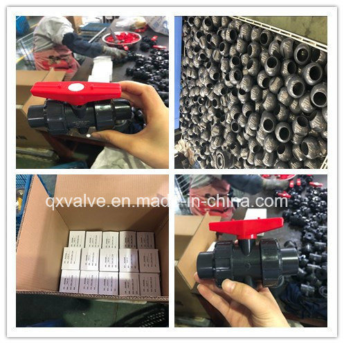 Plastic Ball Valve QX UPVC Double Union Valve for Industrial Applications