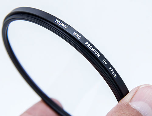 Waterproof Matt Black Aviation Uv Protector For Camera Lens , Ultraviolet Lens Filter   For Scenery