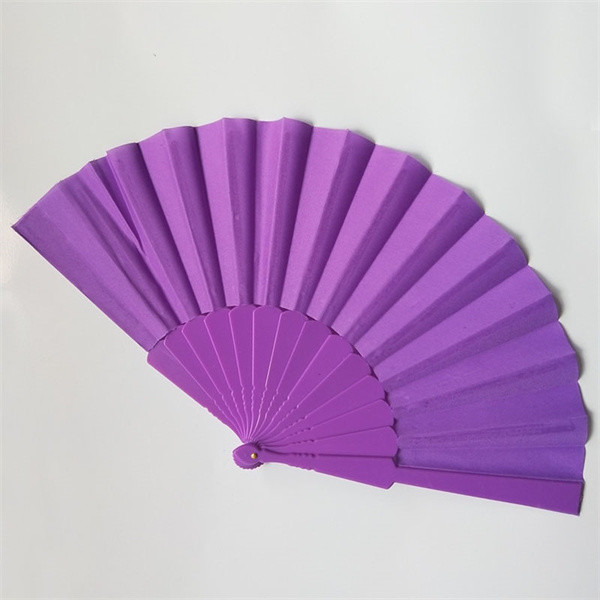 Japanese Small Plastic Foldable Hand Fans open 43cm For Wedding Favor