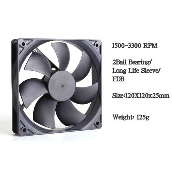 Computer Radiator 12v Pc Cooling Fan 120mm Dc Axial Cooling Fan 12025