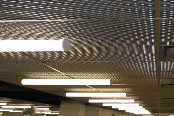 Three Dimensional Effect Stainless Steel Ceiling Panels Increase Space Layering