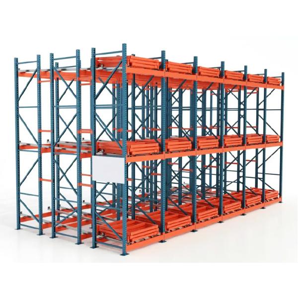 B22 Push Back Racking Warehouse Storage Push Back Pallet Rack Heavy Duty Rack