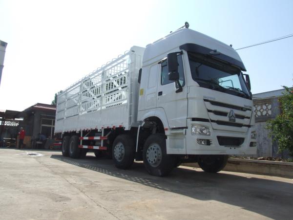 12 rodas 336 Euro pesado dois do caminhão ZZ1317N4661W da carga da estaca dos cavalos-força