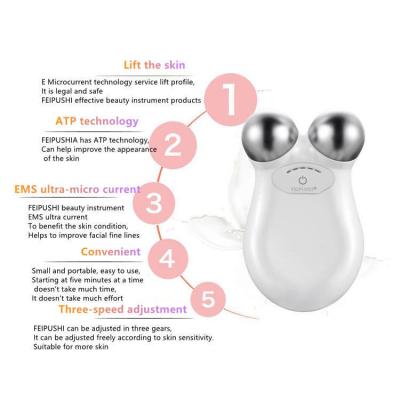LED Photon Therapy Wrinkle Remover Machine Anti Puffiness EMS Vibration Lifting Face Massager