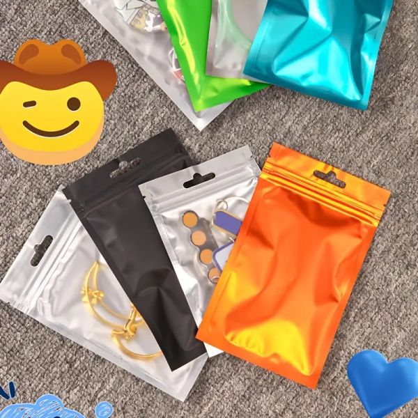 Recyclable Eco Friendly Small Mini Ziplock Plastic Color Mylar Zip Lock Stand up Pouch Aluminum Foil Bags