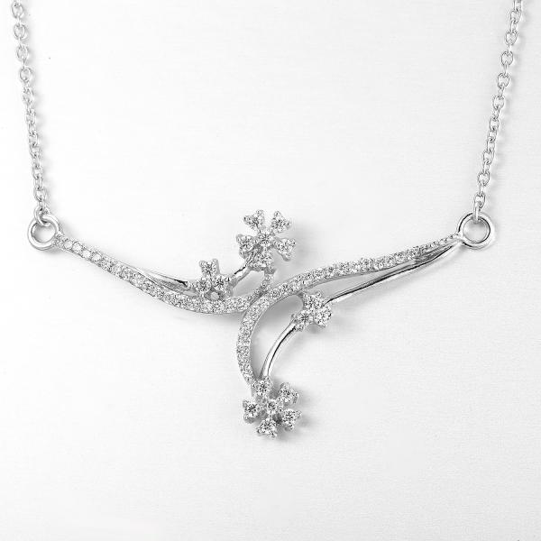 Cupid Eyes Mens Engagement Necklace 6.6g 8mm Sterling Silver Necklace