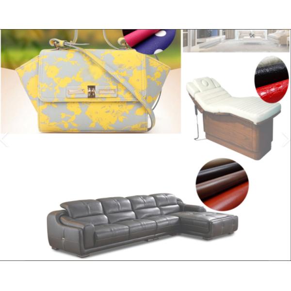 Pvc sintético de 3 mm gris cuero falso cuero y rexina para decoración de interiores marca Yongle