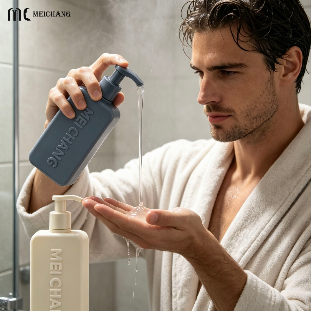 250ml/450ml/550ml/980ml Biodegradable PE Lotion Pump Bottle for Sunscreen & Body Care(MC-443)