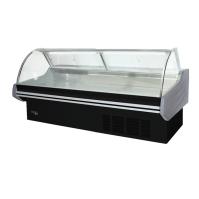 220/50hz Voltage de gaz R404a vitrine de nourriture cuite vitrine de viande
