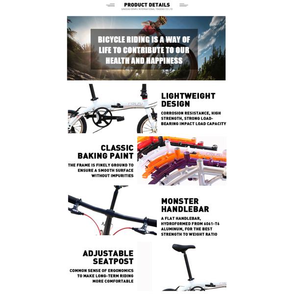 Легкий алюминиевый корпус Дорожный гоночный велосипед 14 дюймовый складный мини складный велосипед