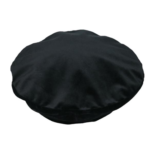 Чернота ПОТЕХИ мерсеризовала женской шляпу берета бархата зеленого берета вышитую шляпой Бреатабле