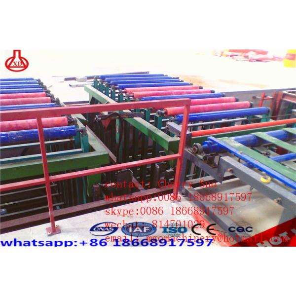 El panel de pared del Mgo del hormigón prefabricado que hace máquina eficacia alta y de poco ruido