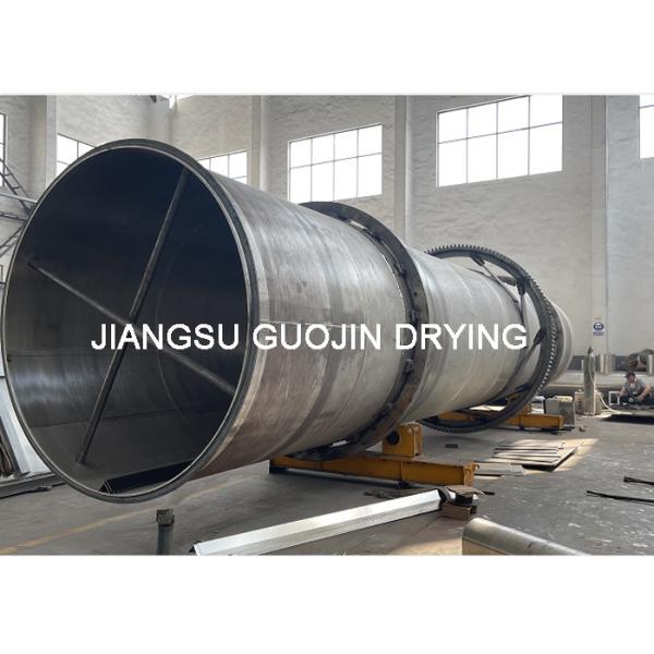 20M Length Rotary Drum Dryer 1000kg/H Treated Amount For Ore Drying