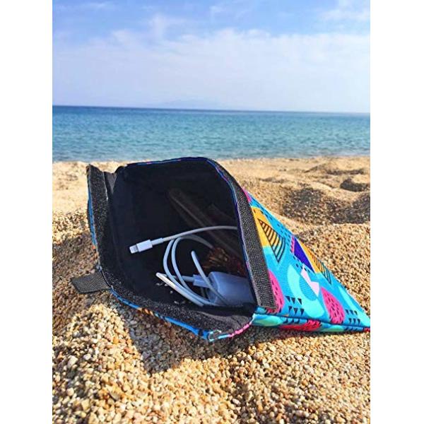 Funky Ocean Blue Carbon Smell Proof Bags 9