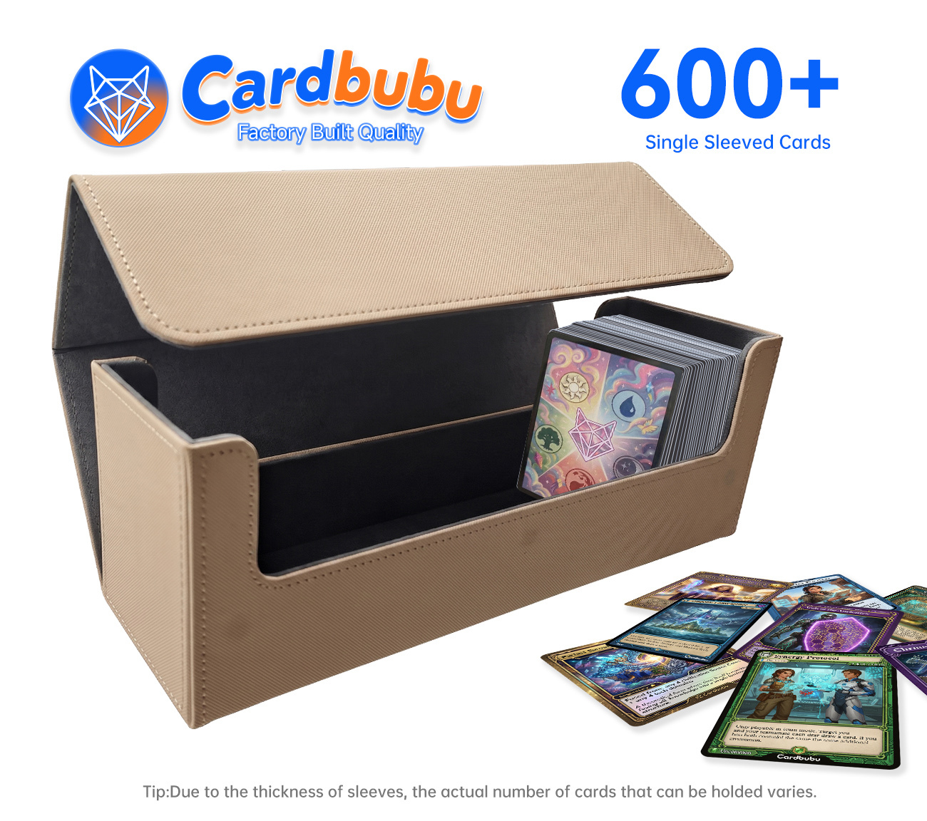 Durable Double Deck Box Customer'S Logo Storage Solution Pokemon Deck Box PT CG